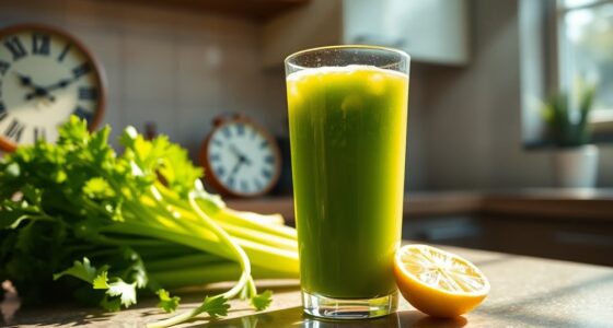 optimal celery juice timing