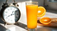 orange juice room temperature limit