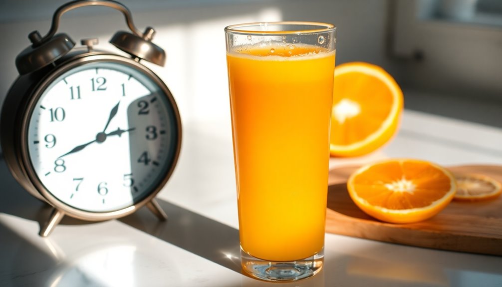 orange juice room temperature limit