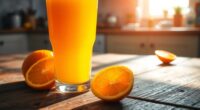orange juice shelf life