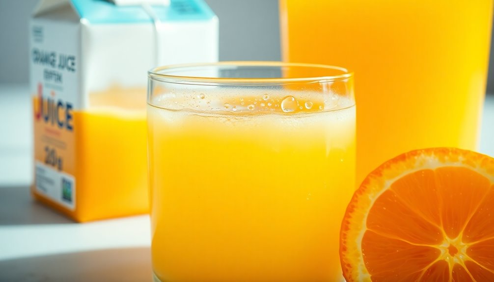 orange juice storage guidelines