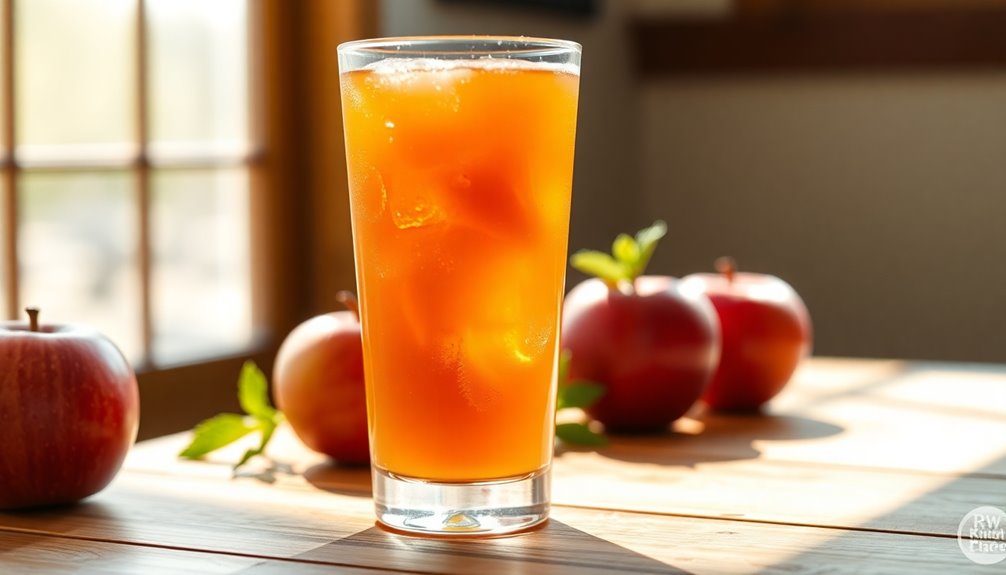 organic apple juice beverage