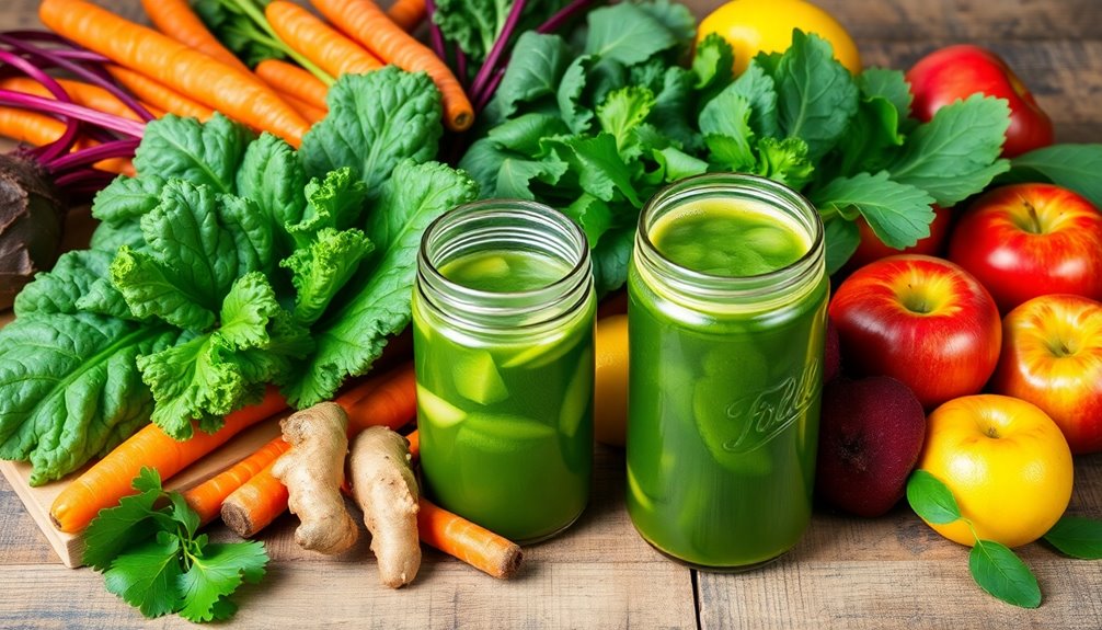 organic juice key ingredients