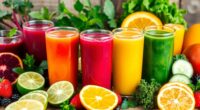 organic natural juices selection