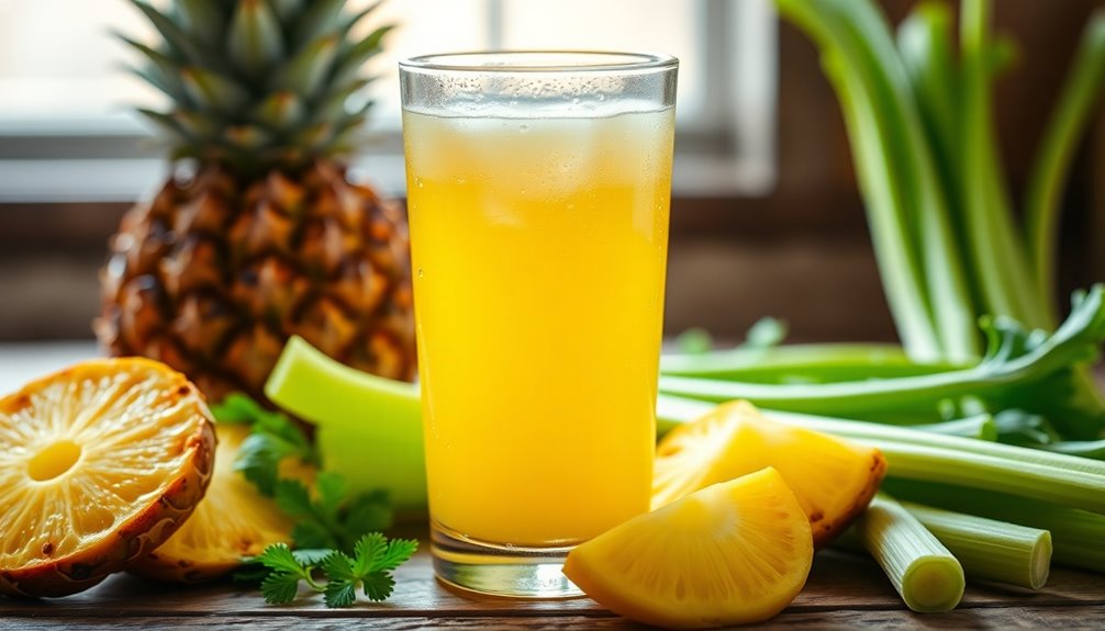 pineapple celery juice benefits