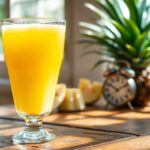 pineapple juice digestion time