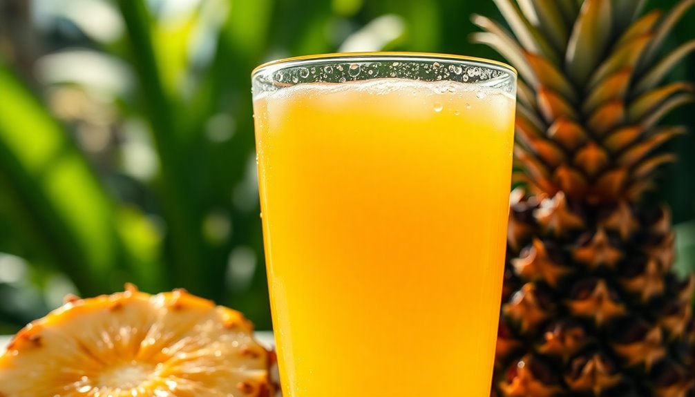 pineapple juice effects duration