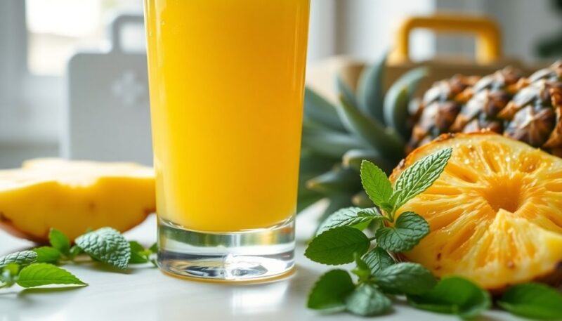 Swelling Solution: How Much Pineapple Juice Should You Drink for Relief