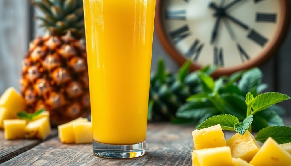 pineapple juice room temperature guidelines