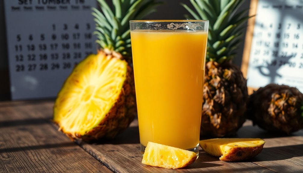 pineapple juice shelf life