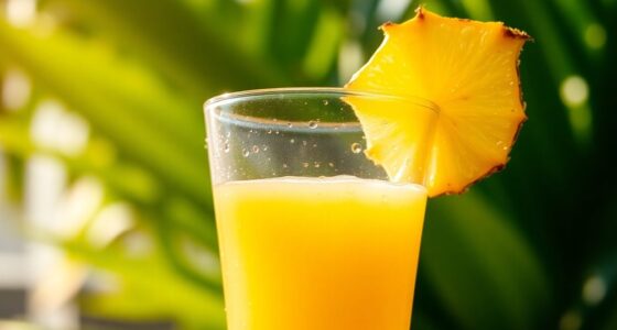 pineapple juice timing for oral