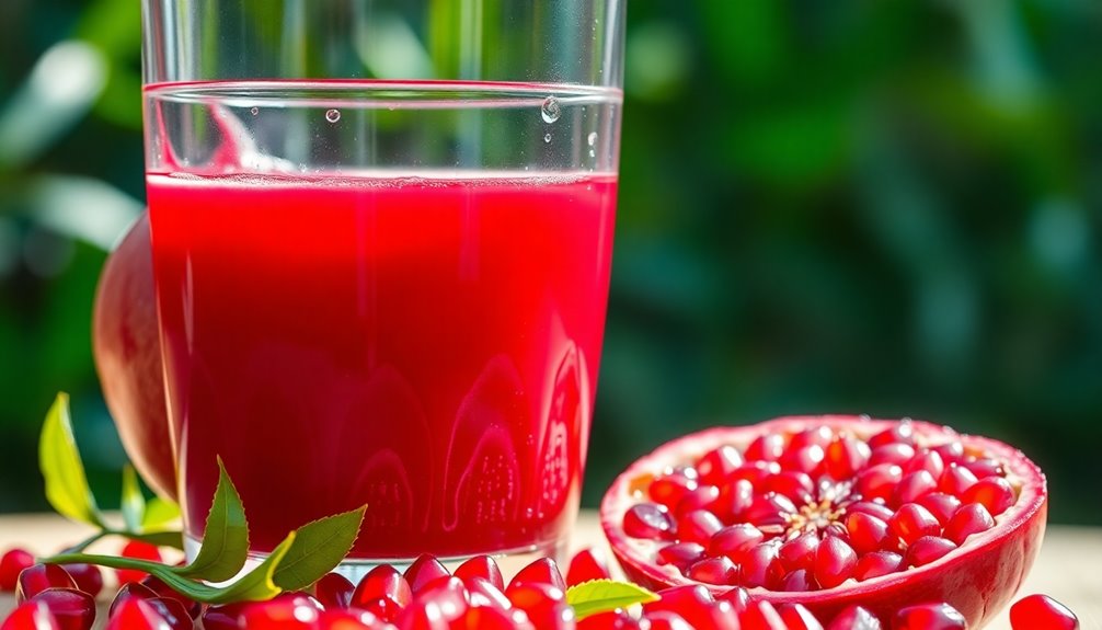 pomegranate juice antioxidant benefits