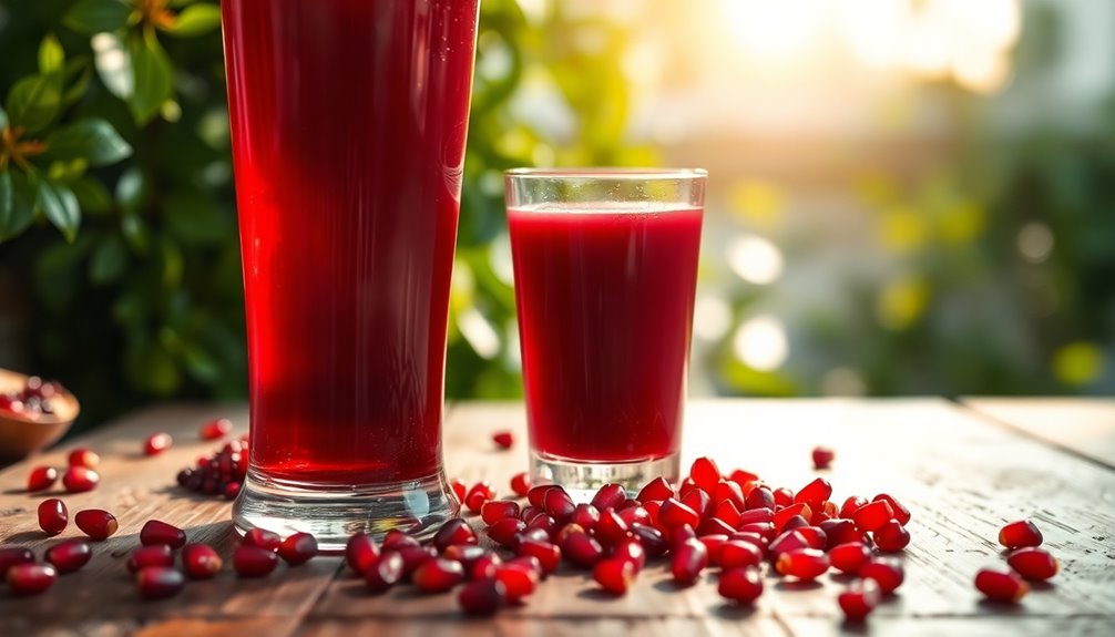 pomegranate juice low glycemic