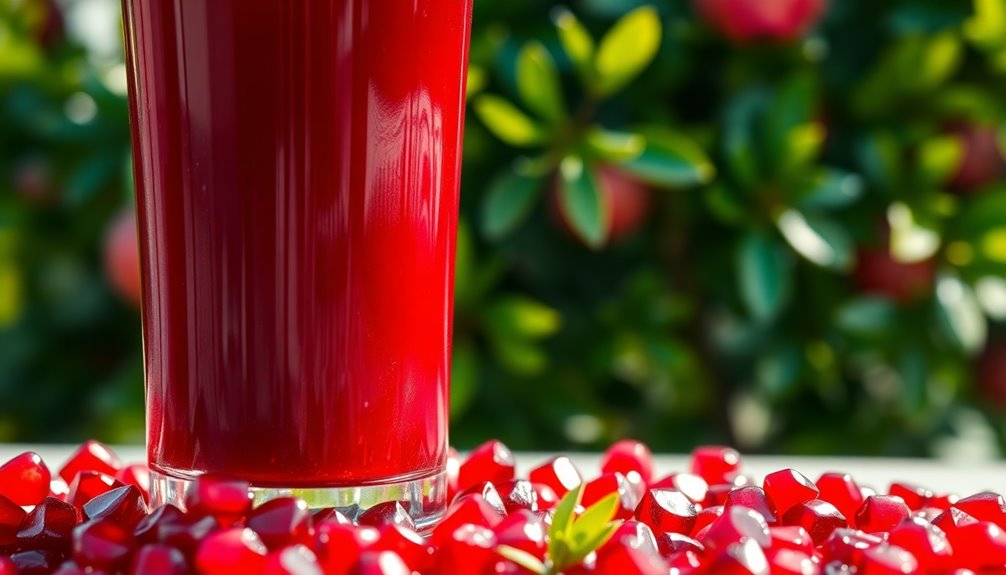 pomegranate juice promotes heart health