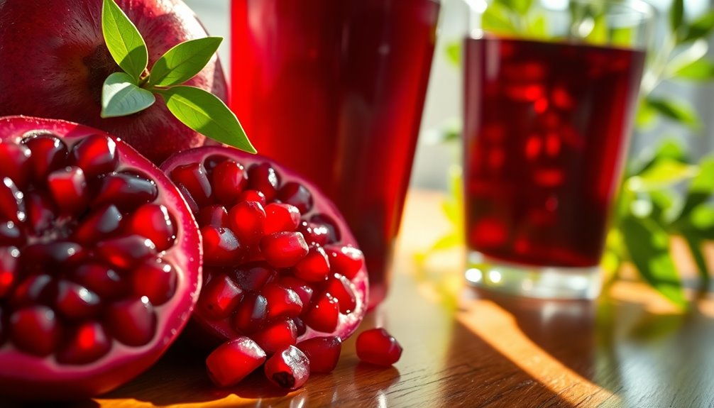 pomegranates boost nitric oxide