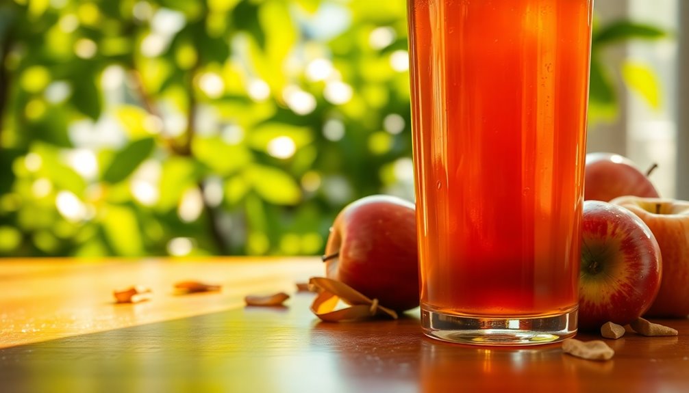 potassium content in apple juice