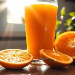 potassium content in orange juice