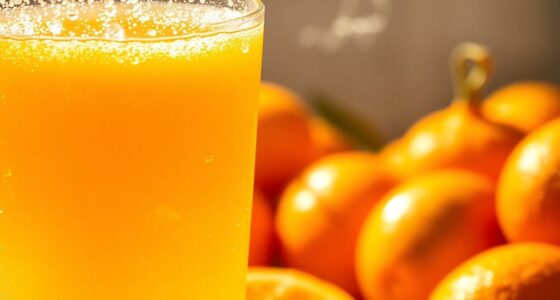 potassium content in orange juice