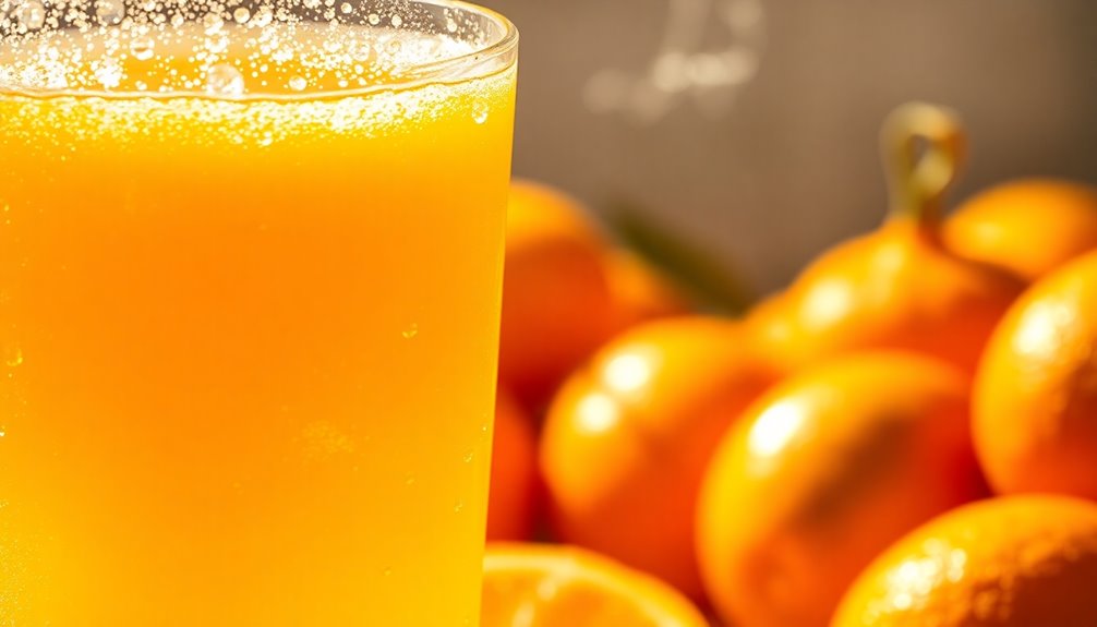 potassium content in orange juice