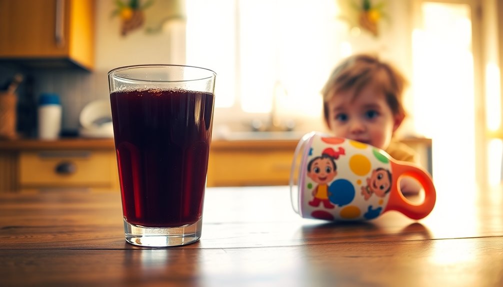 prune juice dosage for toddlers