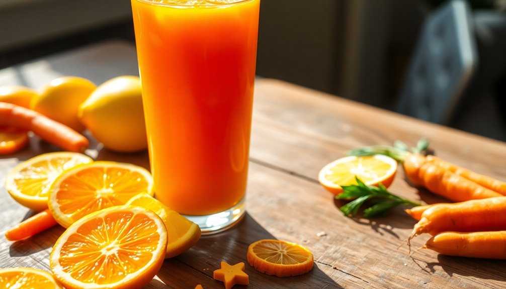 refreshing citrus carrot blend