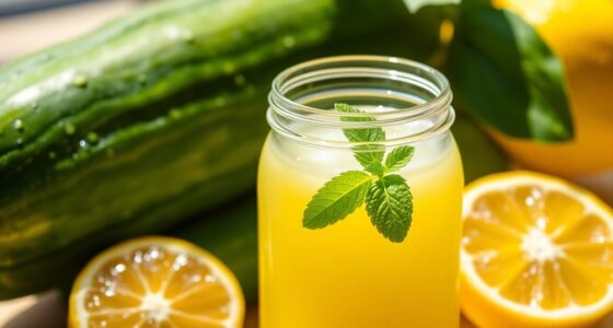 refreshing lemon cucumber juice