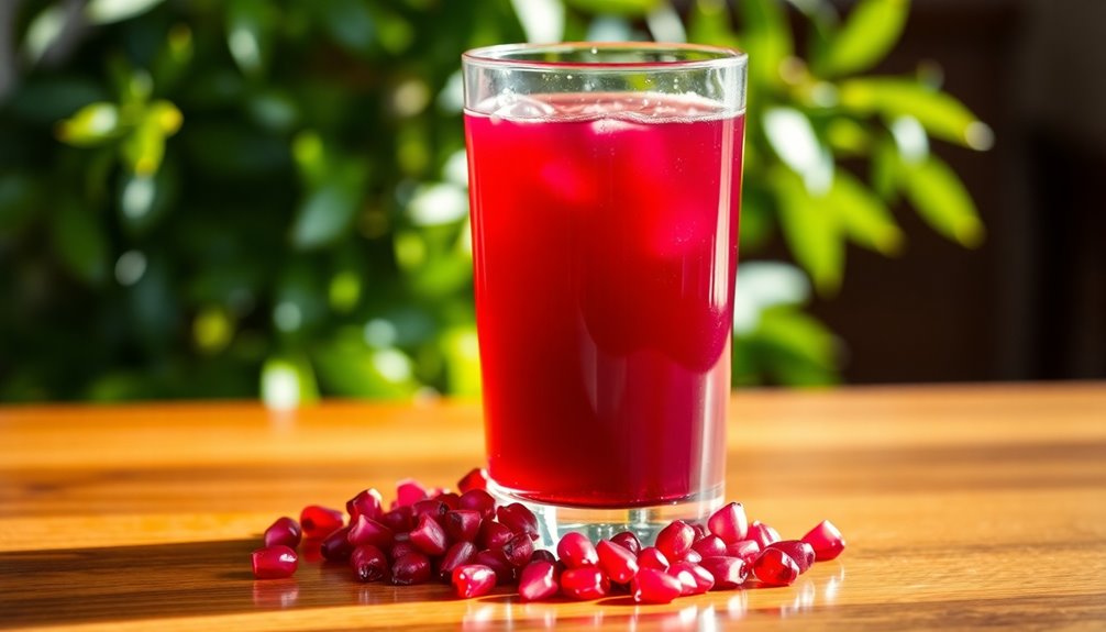 refreshing pomegranate beverage delight