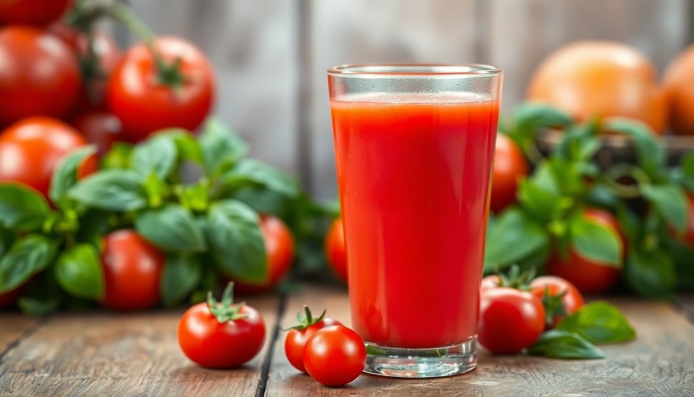 refreshing red vegetable drink