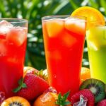 refreshing summer fruit juices