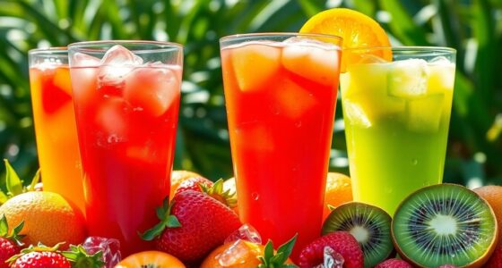 refreshing summer fruit juices