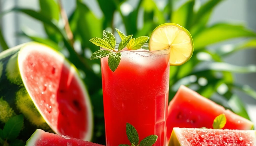 refreshing watermelon beverage blend