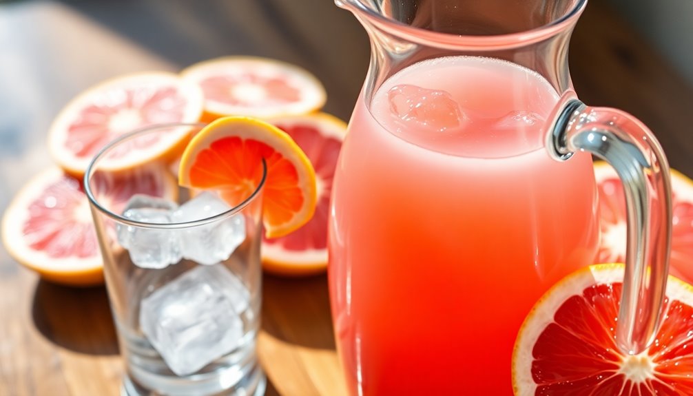 refrigerate grapefruit juice properly
