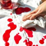 remove cranberry juice stain