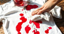 remove cranberry juice stain