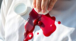 remove cranberry juice stains