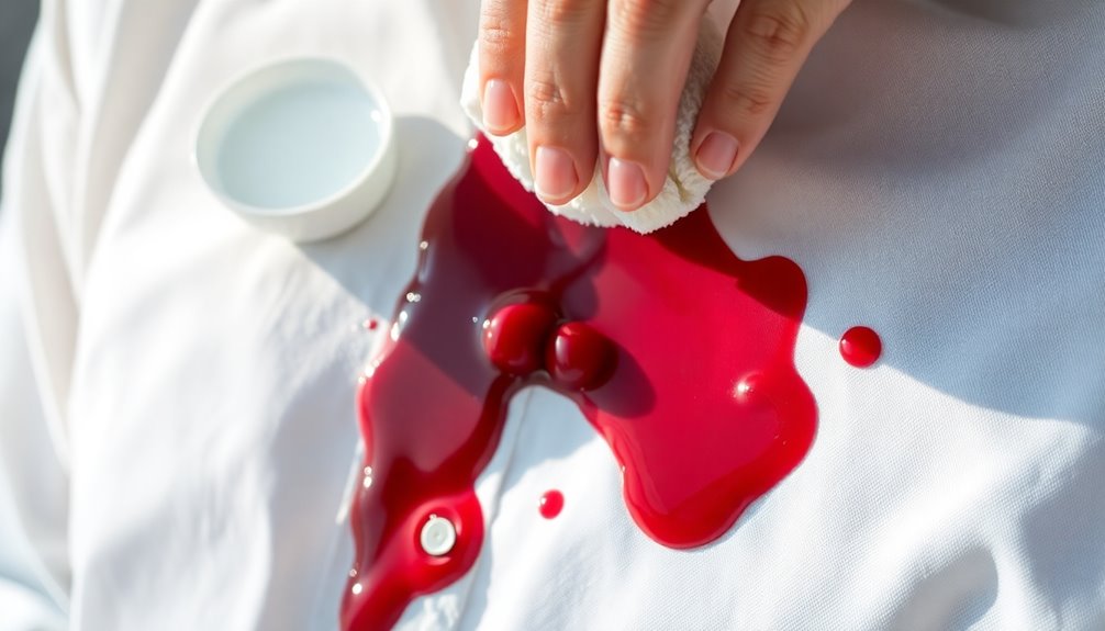remove cranberry juice stains