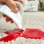 remove juice from carpet