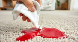 remove juice from carpet