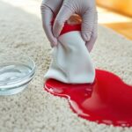 remove juice from carpet