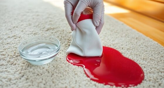 remove juice from carpet