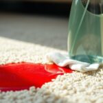 remove juice stain carpet