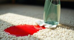 remove juice stain carpet