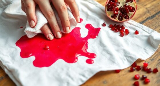 remove pomegranate juice stains