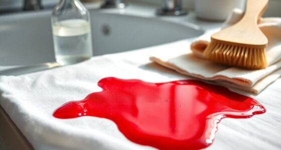 remove red juice stains