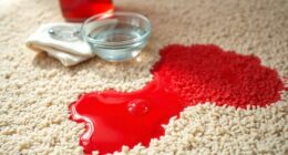 removing juice stains carpet