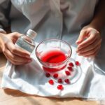 removing strawberry juice stains