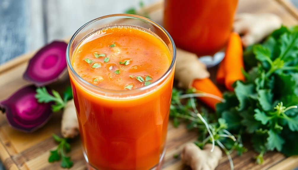 revitalizing root vegetable juice