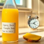 shelf life of pineapple juice