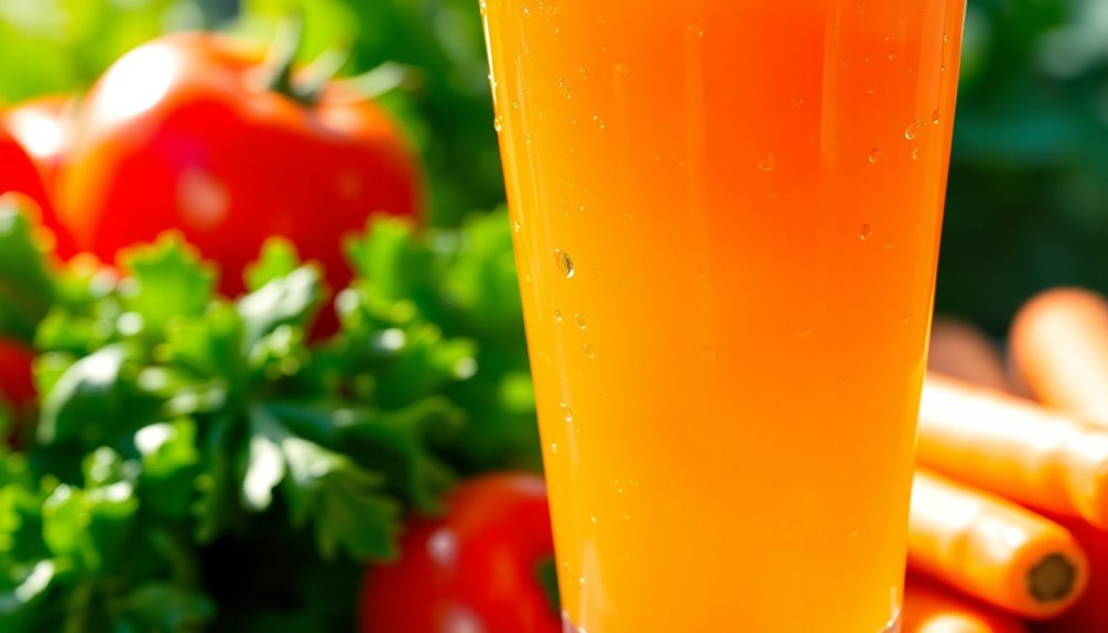 sodium content in v8 juice