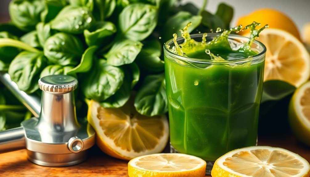 spinach juice essential ingredients